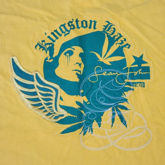 Sean John Graphic Tee SS Yellow - Size 2XL - Picture 1 of 6